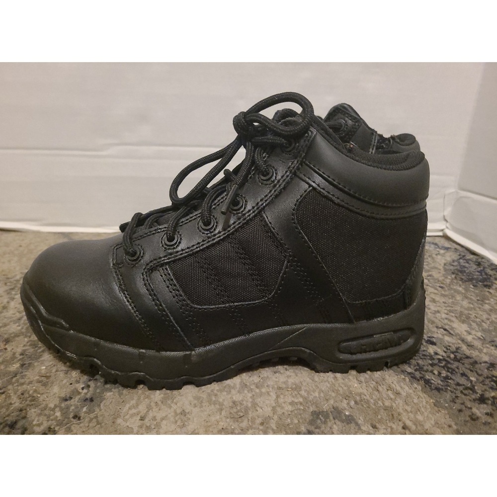 Original SWAT Metro Air 5" Side Zip Tactical Boots Mens Leather Military - 8 - Picture 3 of 16